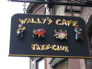 Wally's Cafe Sign